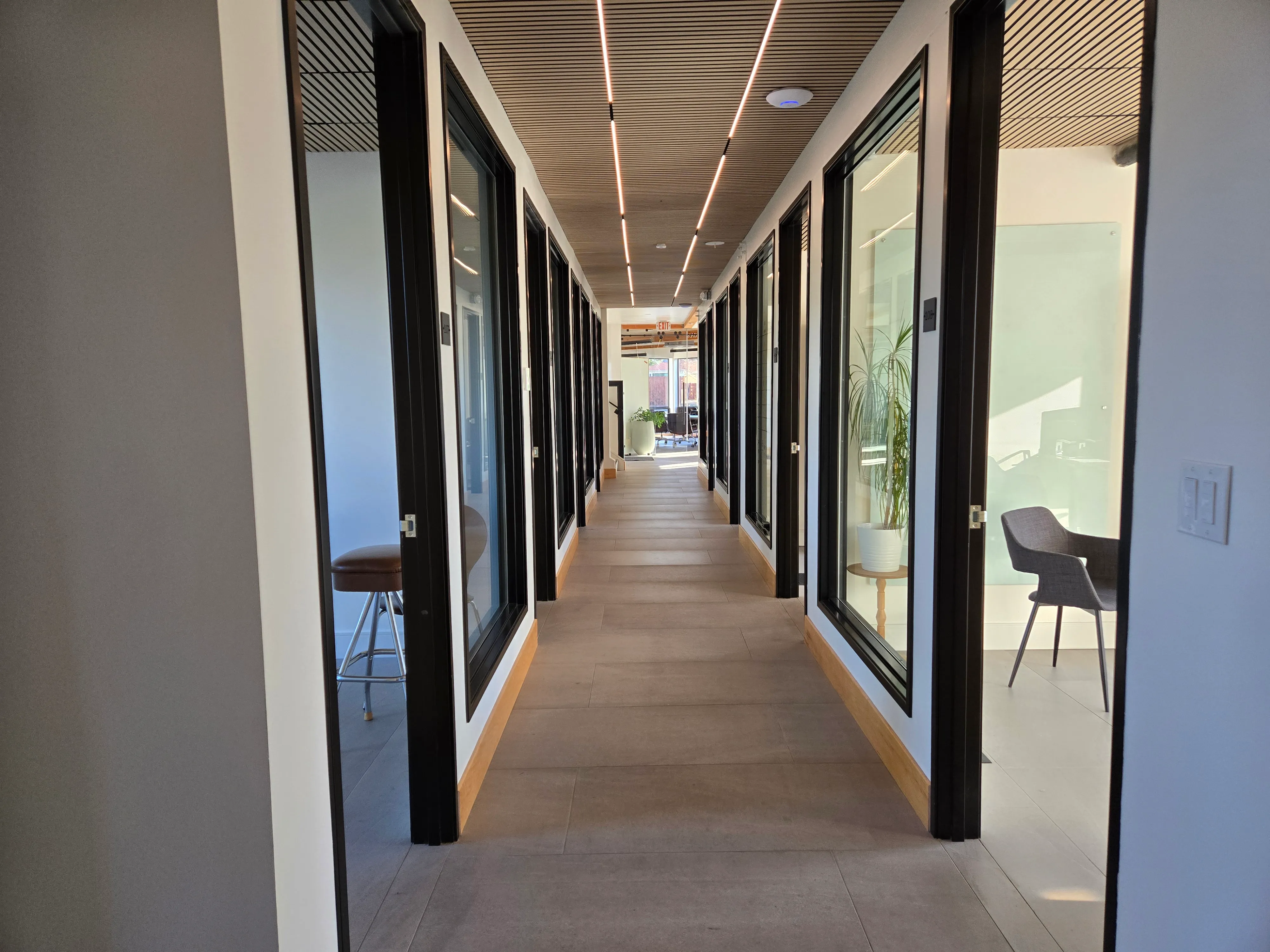 Garden Highway building with refreshed exterior finishes