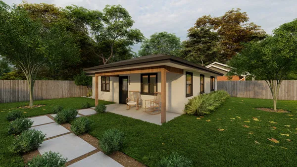 Alder 1-bedroom ADU rendering