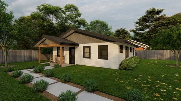 Redwood 2-bedroom ADU rendering